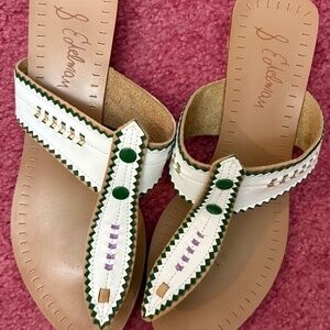 S. Edelman, Leather Thong -- Size 7M